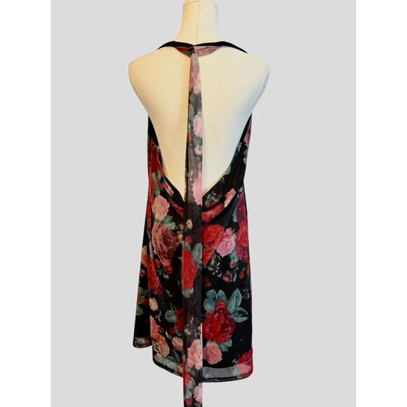 Wild Fable Dress Womens XXL Scarf Halter Babydoll Whimsigoth Dark Romance Y2K‎ - Picture 3 of 9
